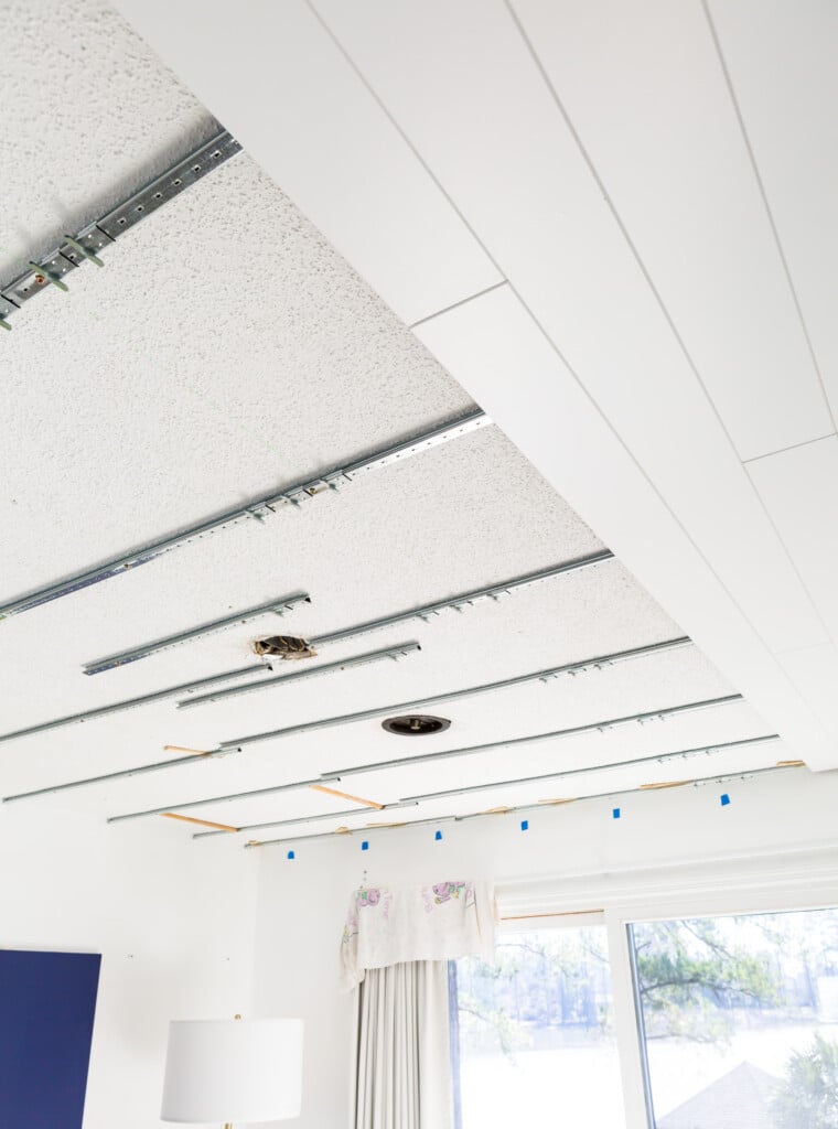 popcorn ceiling covering ideas