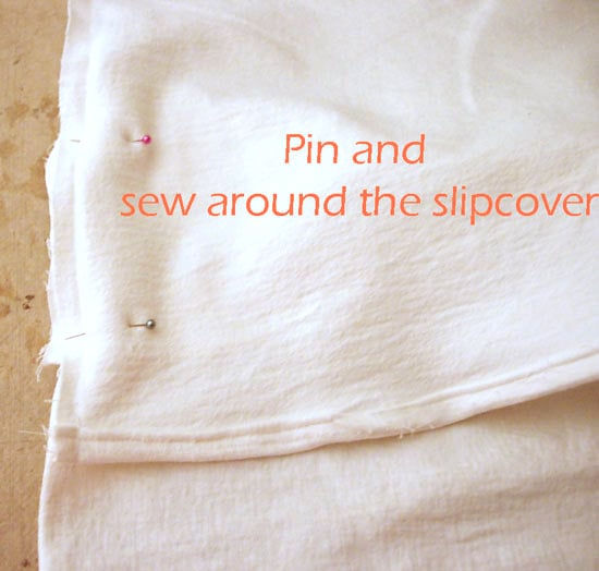 Pictured instructions on how to make dining room chair back covers.