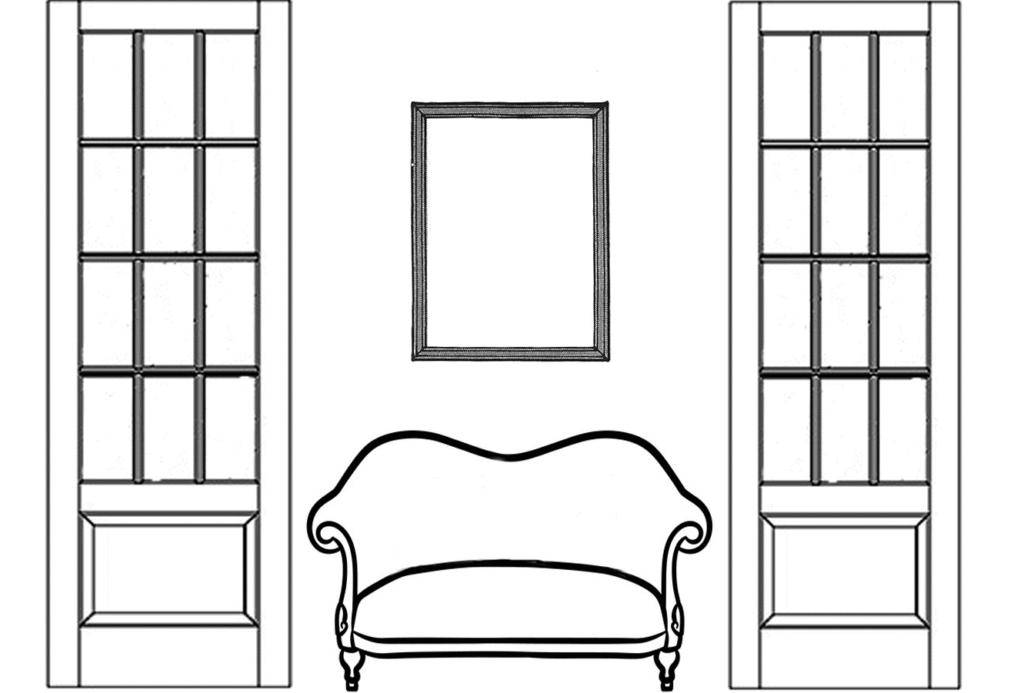 Wall art hanging guide