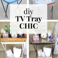 How-to-make-a-side-table-using-a-TV-table