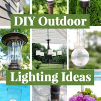 9 images of outdoor lighting DIY ideas.