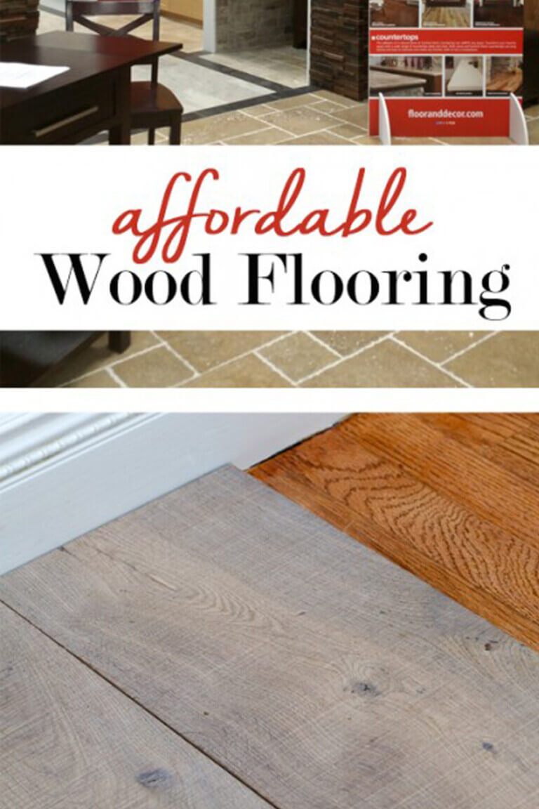 Affordable wood flooring options at Floor and Decor