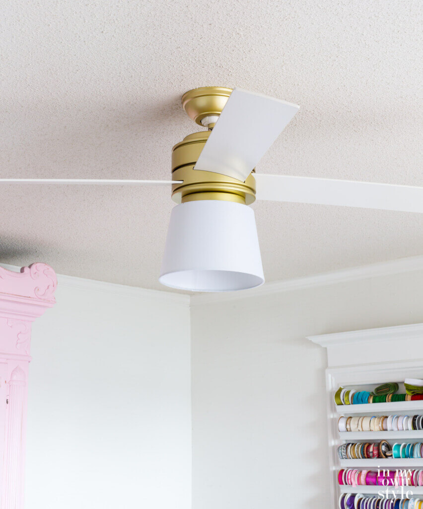 How to replace a custom ceiling fan glass globe for a few dollars.