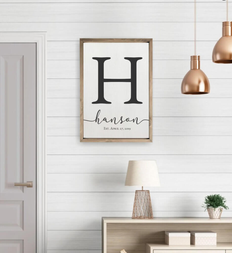 Personalized Name signs