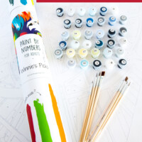 Winnie's Picks paint by number canvas