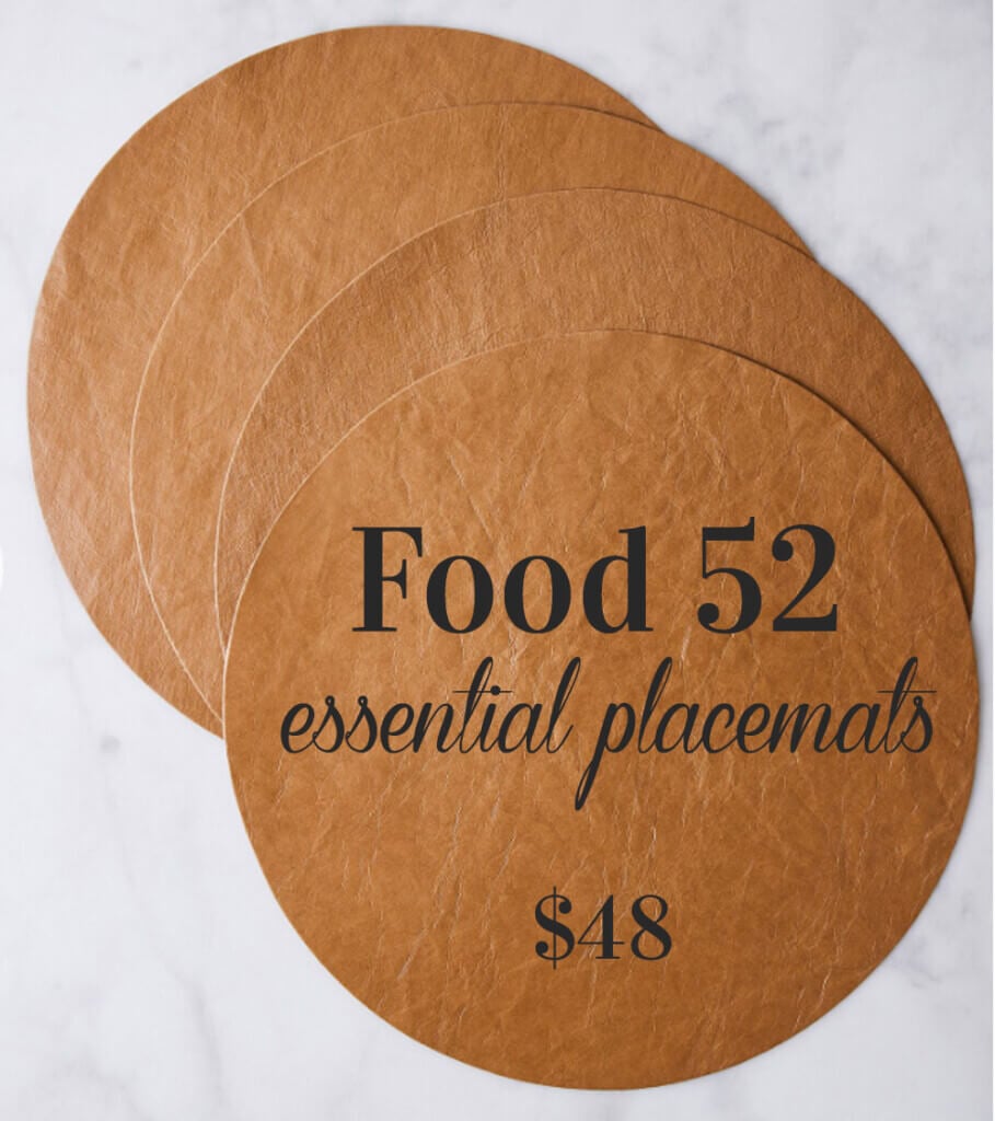 Food 53 Essential placemats set of 4 in brown