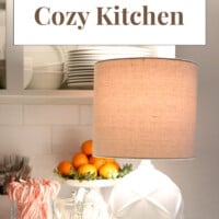 Create a cozy kitchen in minutes using this lighting idea.
