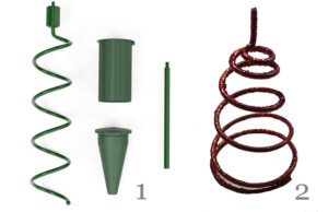 Two Christmas tree topper gadgets that make it easy to use anything as a tree topper.