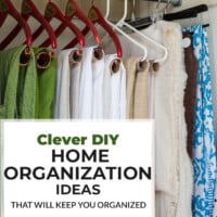 Clever DIY home organization ideas that will keep you organized.
