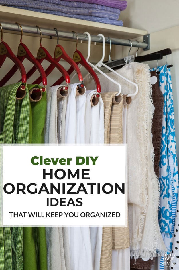 Clever DIY home organization ideas that will keep you organized.