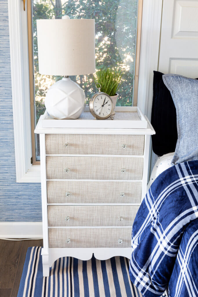woven drawer front DIy