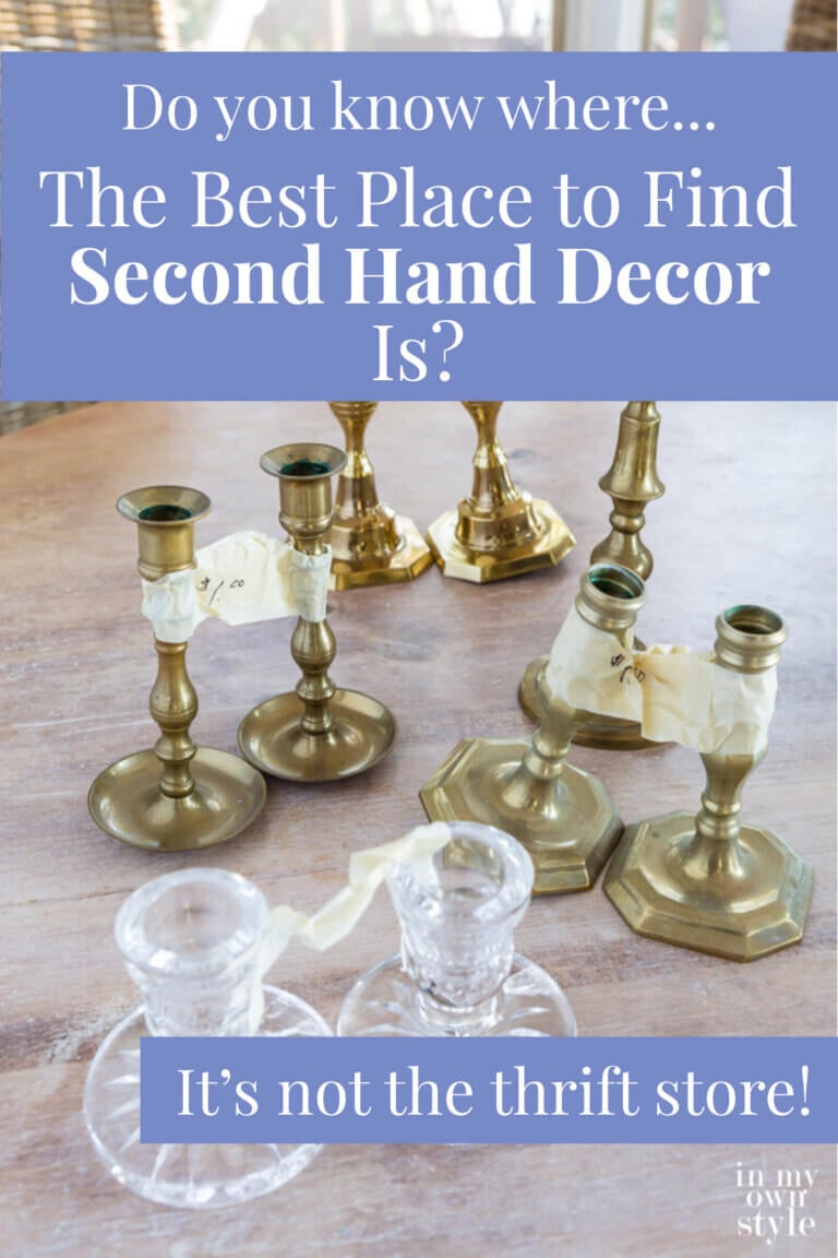 Where to find the best second hand decor.