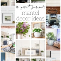 15 summer mantel decor idea pictures