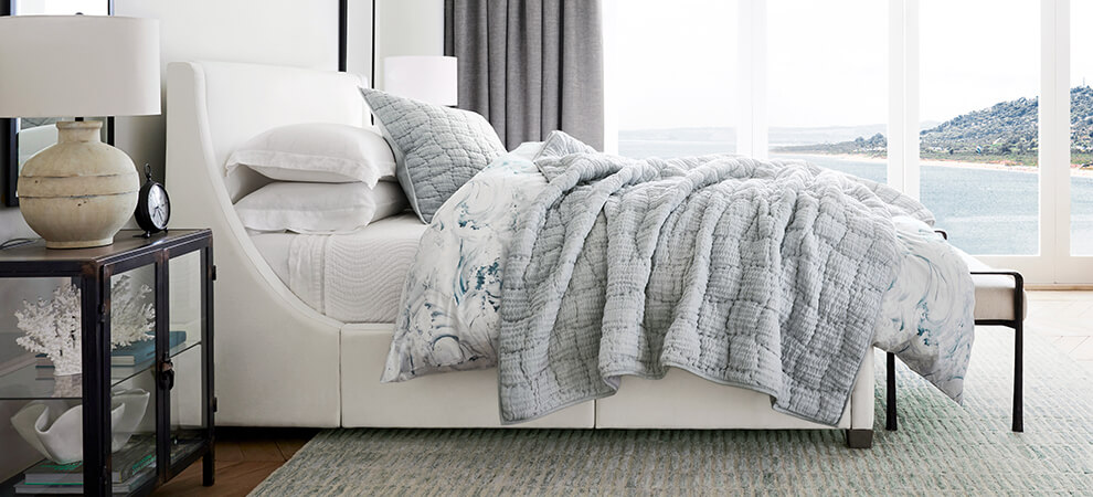 Bed pillow styling tips for how to place them on a bed.