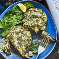 Artichoke and Spinach Stuffed Portobello Recipe