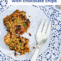 Vegan Oil-Free Zucchini Muffins on a plate