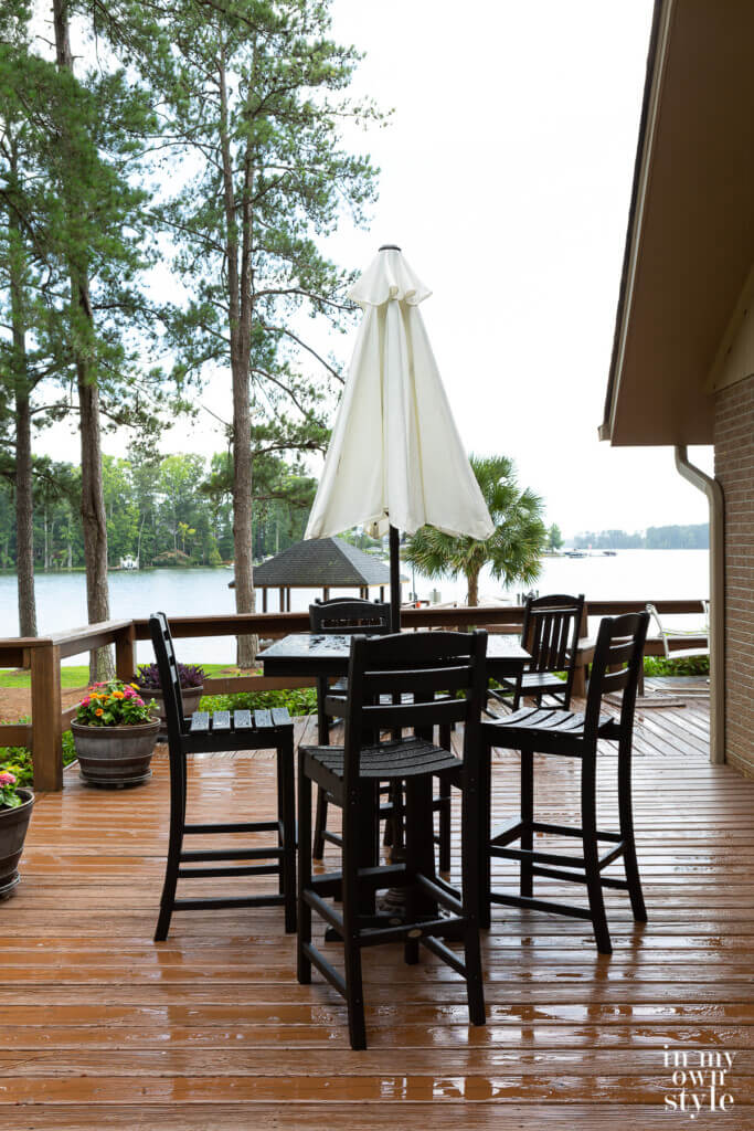 POLYWOOD outdoor furniture is the best for so many reasons. The furniture is built to last and undergoes rigorous testing to ensure the furniture won't splinter, crack, peel, or rot no matter what the weather conditions are.  It is maintenance free and made of 99% recycled materials. 