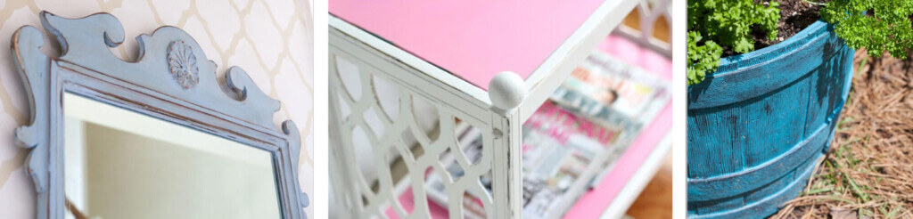 3 colorful chalk paint makeovers
