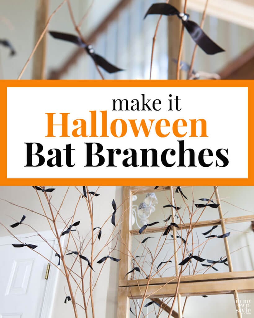 how to make homemade Halloween decorations easily with a few simple items. 