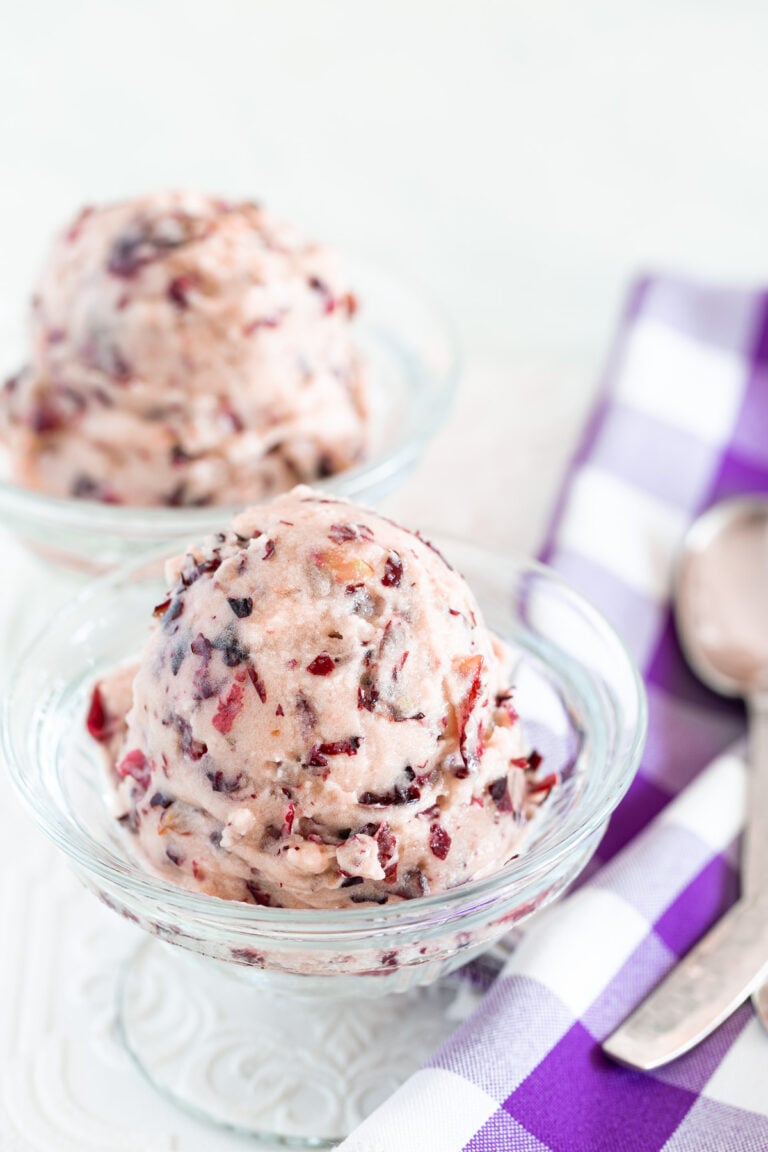 frozen vegan treats - red grape sorbet - one ingredient