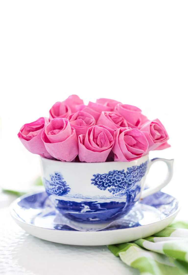 How to make paper roses