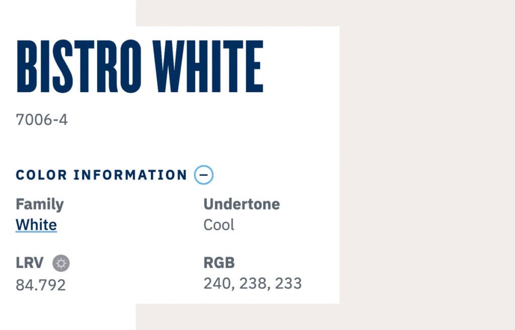 Valspar-Bistro-White paint color