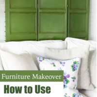 How to use paint and glaze for furniture makeovers.