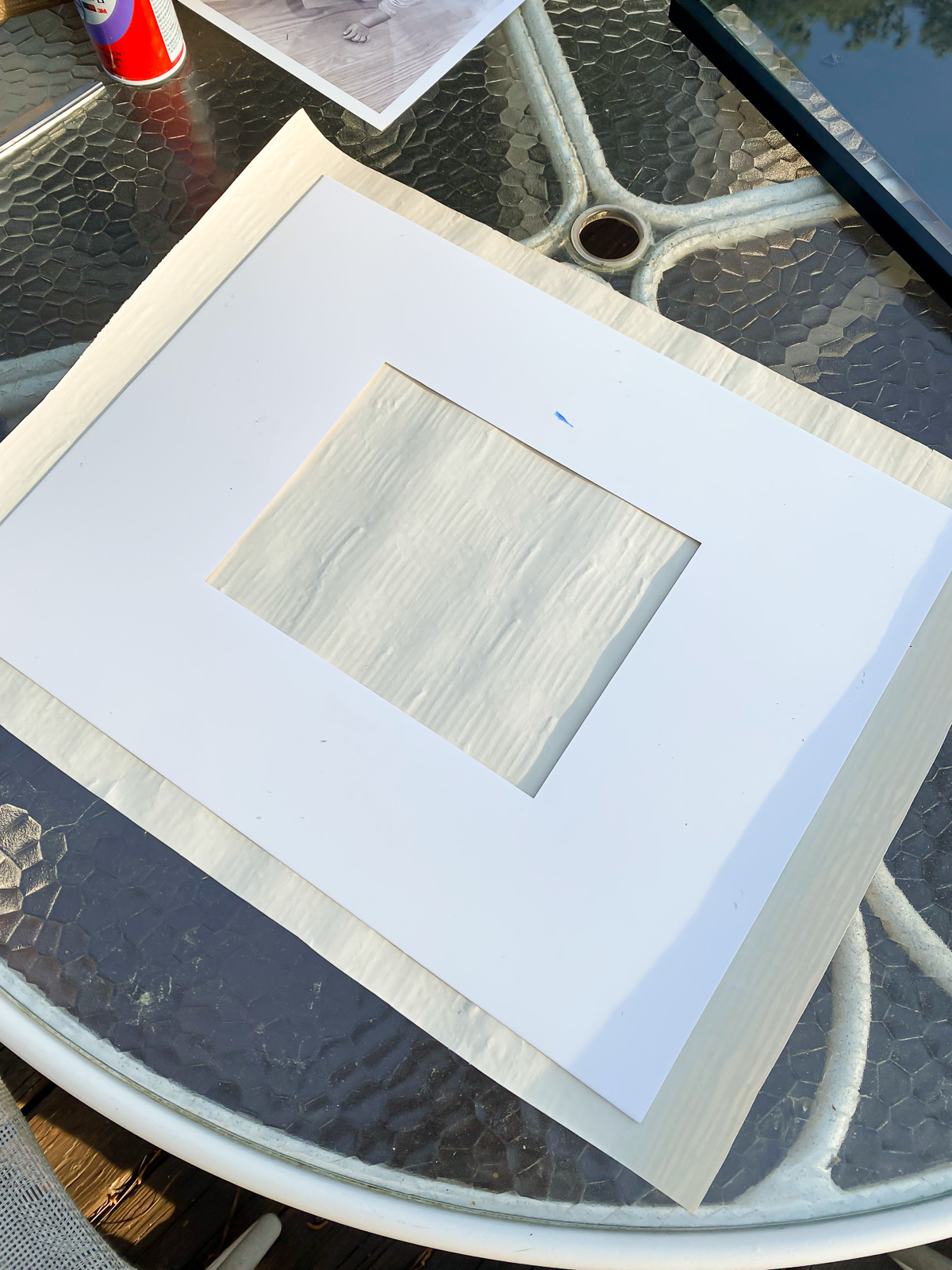 how to make custom picture frame mats