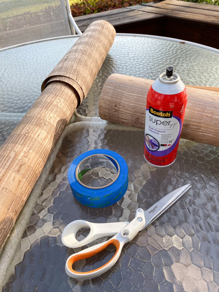 Supplies needed to make a picture frame mat