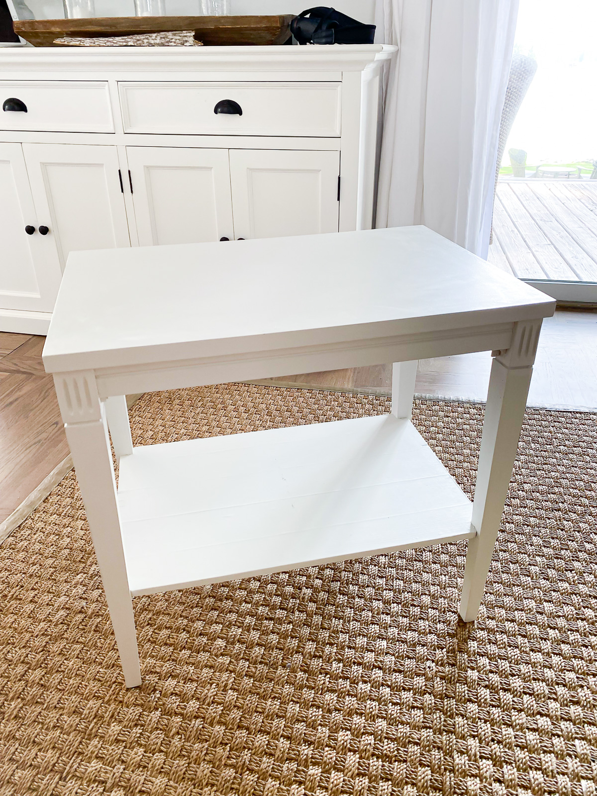 painted end table