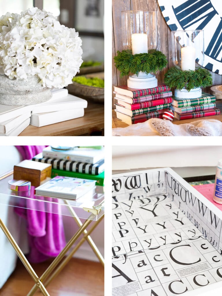 creative decorating ideas using books - 4 images in photo