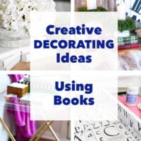 creative decorating ideas using books - 4 images in photo