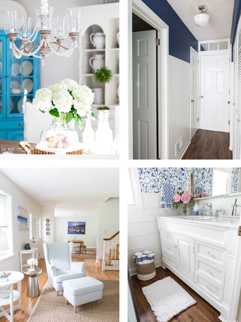 4 decorated light and bright room color schemes.