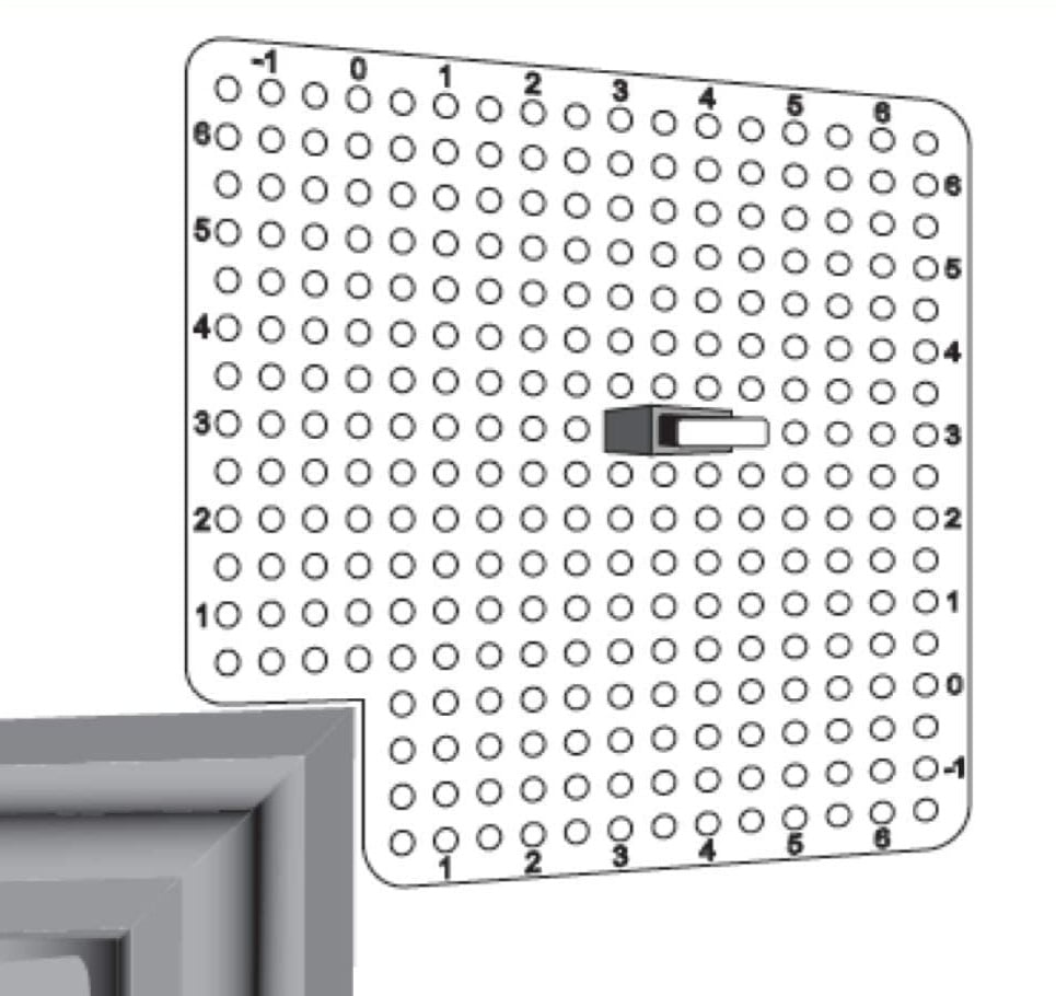curtain rod placement template