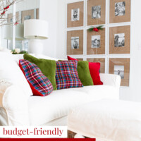 Take an insider look into this inspiring budget-friendly and totally doable Christmas decorating ideas home tour.