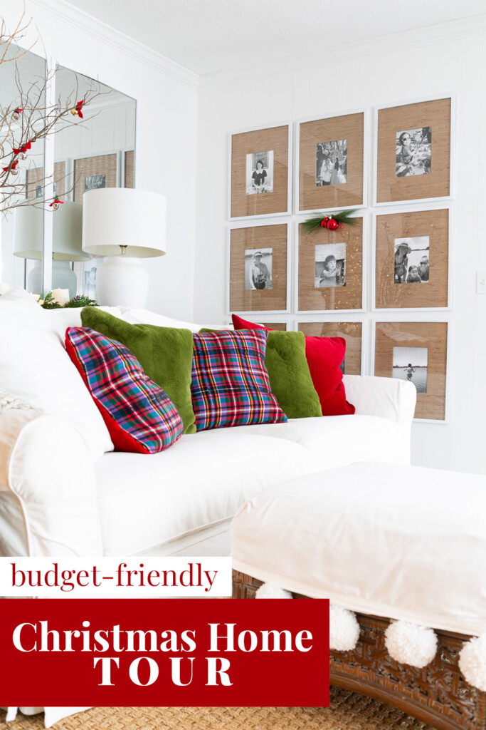 Take an insider look into this inspiring budget-friendly and totally doable Christmas decorating ideas home tour.