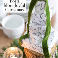 Ideas for a more joyful Christmas this year