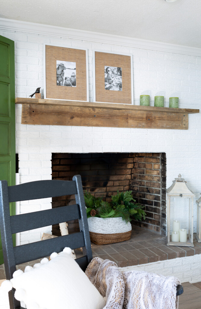diy-fireplace-mantel-made-with-reclaimed-wood