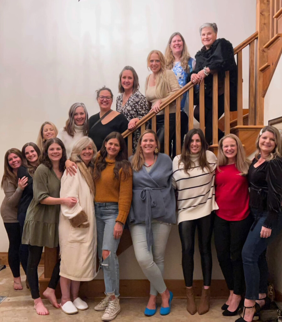 carolina bloggers on staircase