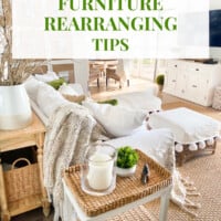 Try these smart furniture rearranging tips to create a better functioning and decorated room.