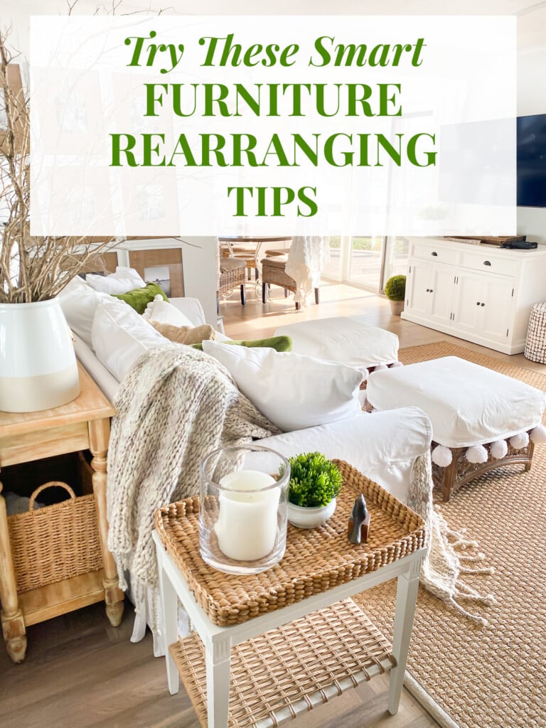 Try these smart furniture rearranging tips to create a better functioning and decorated room.