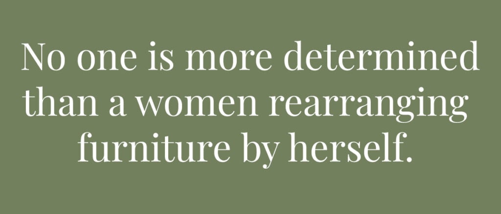 furniture rearranging quote