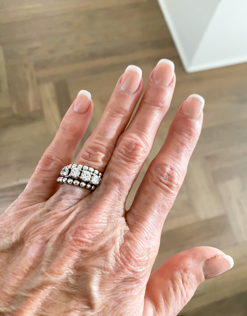 hand with pretty nails