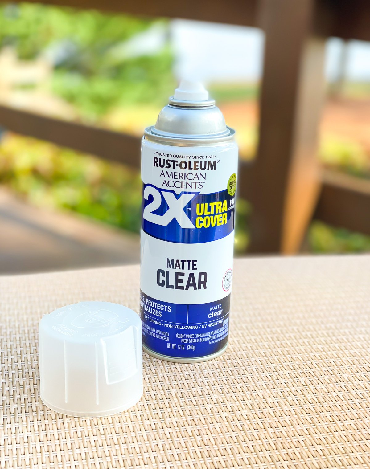a can of Rustoleum 2X Ultra Cover matte clear sealer can be used to seal decoupage.