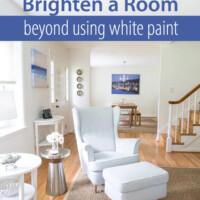 easy ways to brighten a room beyond using white paint - room decorated in white.