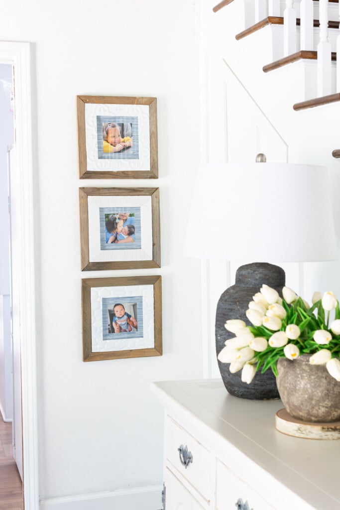 DIY picture frame ideas made using thrift store frames.