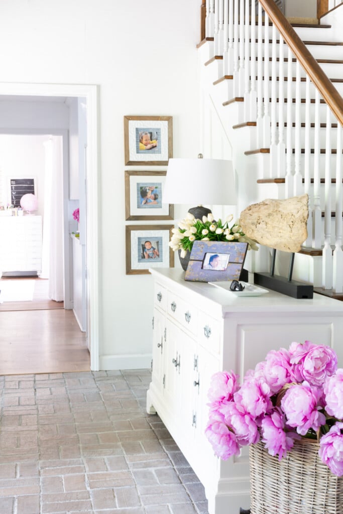 DIY picture frames for family photo wall ideas.