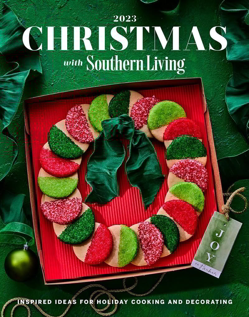 Christmas with Southern Living 2023 book cover.