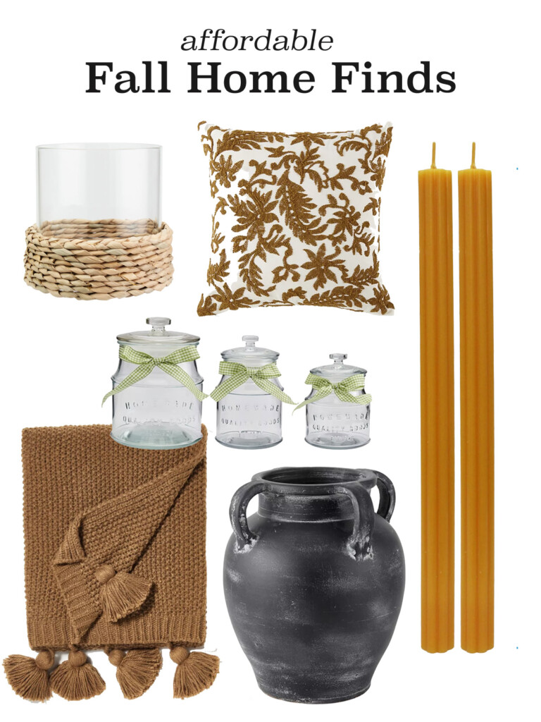 affordable fall home finds for the living room