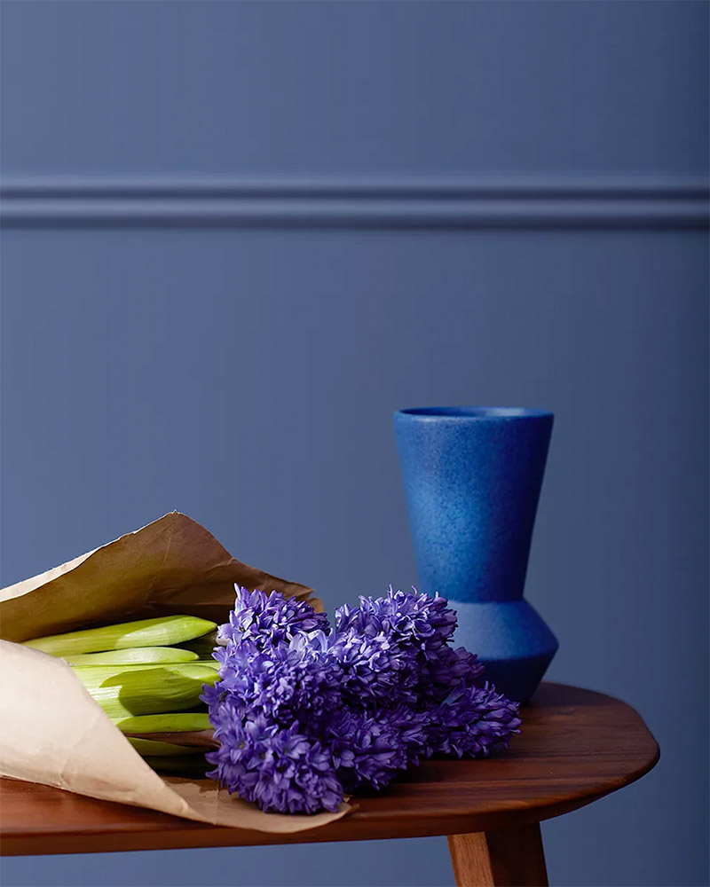 Blue Nova color for 2024 by Benjamin Moore paints.